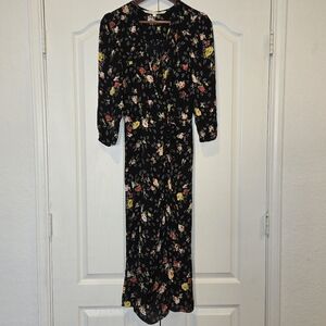 Veronica Beard Floral Wrap-Style Dress – Size 2 #N2